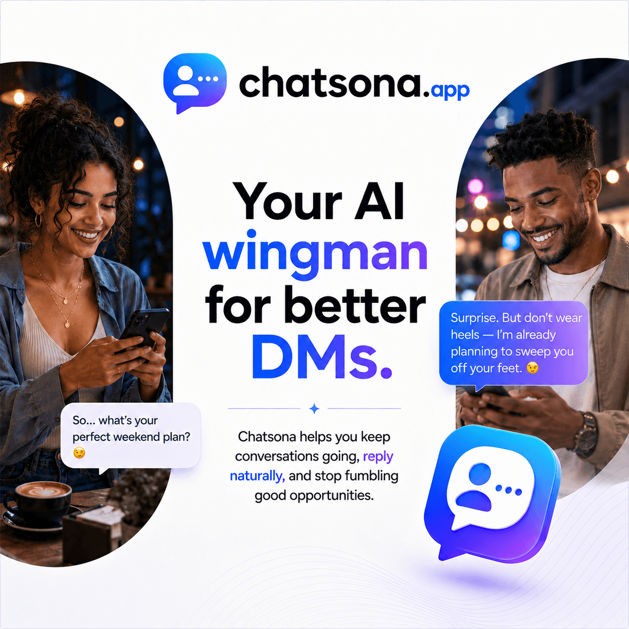 Chatsona AI wingman for better Instagram DMs